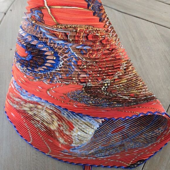 Hermes Pleated Scarf NEW - Picture 11 of 16